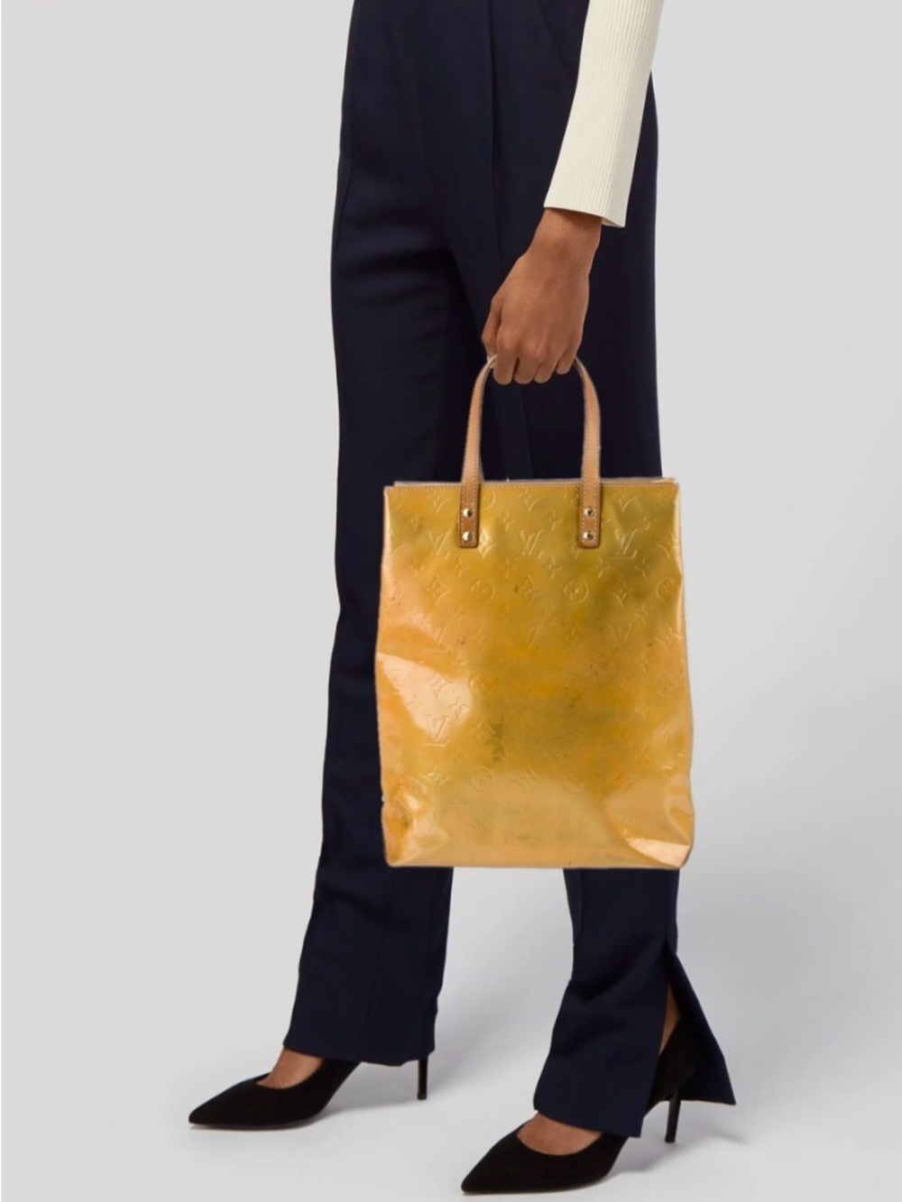 Louis Vuitton Monogram Vernis Reade MM Tote